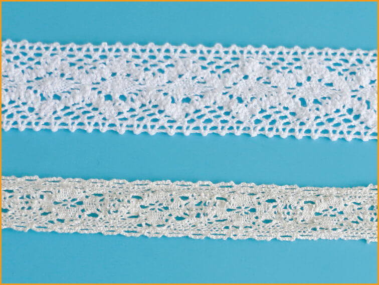 全棉花边